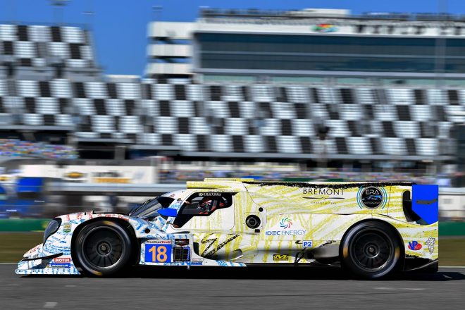 2021年IMSA開幕戦のデイトナ24時間レースに特別カラーリングで参戦したEraモータースポーツのオレカ07