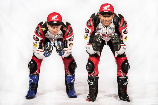 2022年もMoto2に参戦する小椋藍、ソムキアット・チャントラ（イデミツ・ホンダ・チーム・アジア）