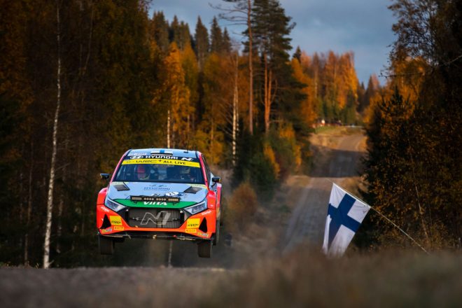 母国フィンランドでヒュンダイi20 Nラリー2をドライブしたヤリ・フッツネン