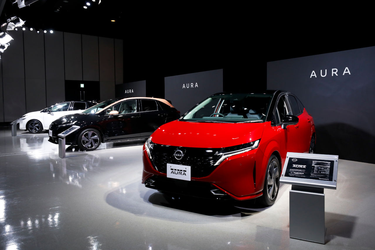 2021～2022日本自動車殿堂カー・オブ・ザ・イヤーを受賞したニッサン・ノート オーラ