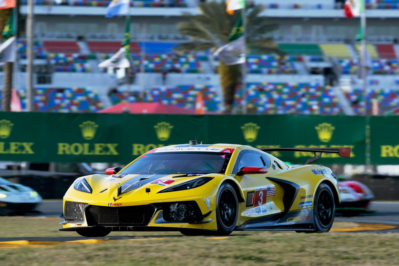 GTE仕様のシボレー・コルベットC8.R　2021年IMSAデイトナ24時間