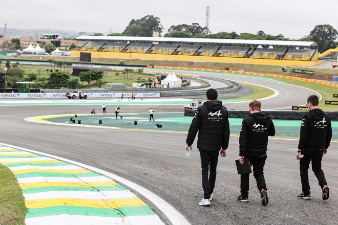 2021年F1第19戦ブラジルGP　エステバン・オコン（アルピーヌ）
