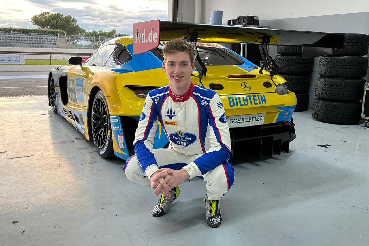 DTM車両のメルセデスAMG GT3をドライブしたダービッド・シューマッハー