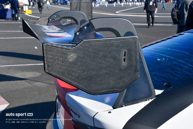 岡山国際サーキットに展示されたBMW M4 GT3