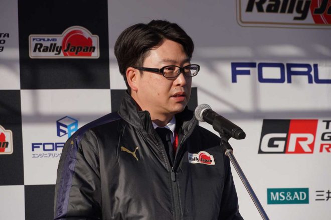 ラリージャパン事務局長の鈴木賢志氏