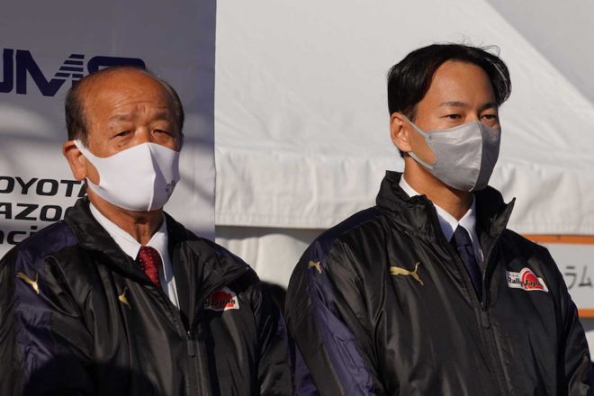 地元愛知11区から選出された八木哲也衆議院議員とともに、元F1ドライバーの山本左近衆議院議員も駆けつけた。なお、山本議員は自民党モータースポーツ推進議連の事務局長に抜擢されている。