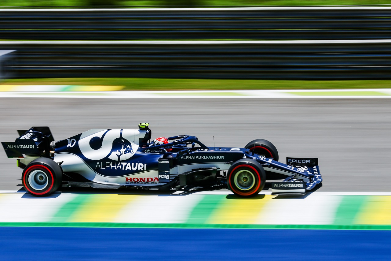 2021年F1第19戦ブラジルGP　ピエール・ガスリー（アルファタウリ・ホンダ）