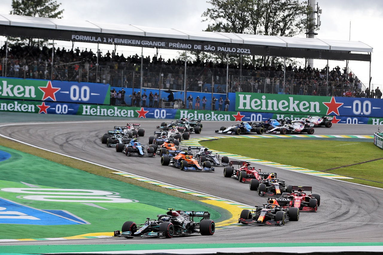 2021年F1第19戦ブラジルGPスプリント予選スタート