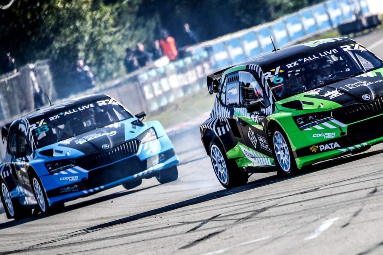 2021年はアンドレアス・バッケルドとヤニス・バウマニスの2台体制でEuroRX1を戦ったESmotorsport（ESモータースポーツ）