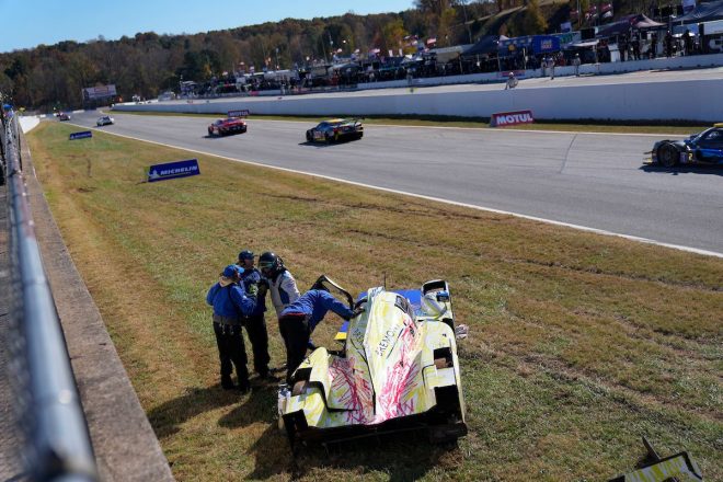 レース前半にクラッシュを喫したEraモータースポーツの18号車オレカ07・ギブソン