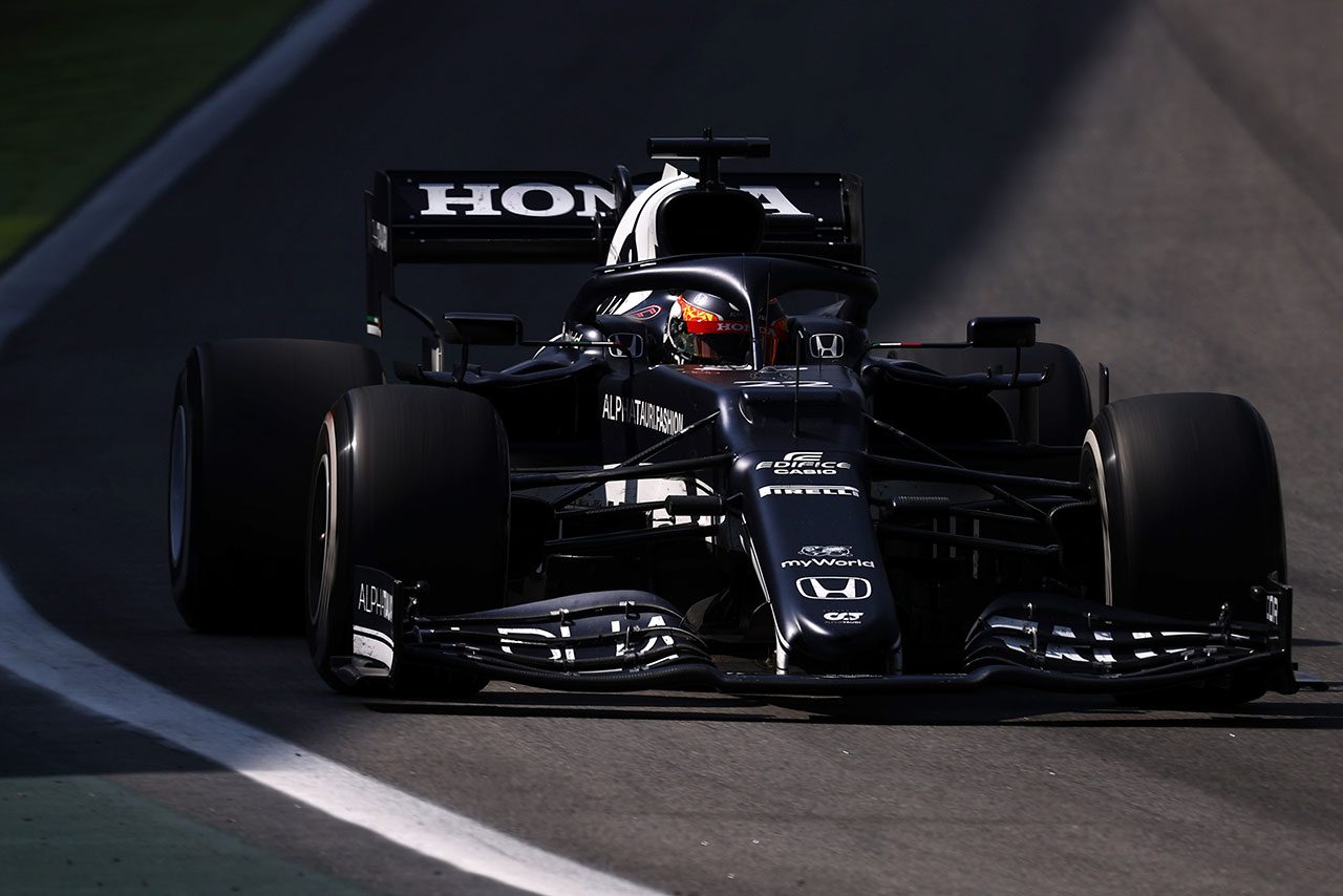 21年f1第19戦ブラジルgp 角田裕毅 アルファタウリ ホンダ 10番手スタートのハミルトン フェルスタッペンとの激戦を制して大逆転優勝 通算101勝目 決勝レポート F1第19戦 の画像 写真 7 Autosport Web