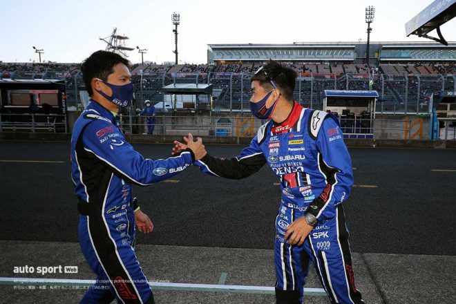 予選Q2、2番手獲得を喜ぶ