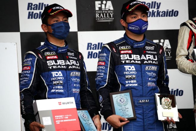 2021年シーズンはケガでの離脱もあり、全日本ラリー選手権には4戦のみに出場した新井大輝。それでも2位2回という戦績を残した