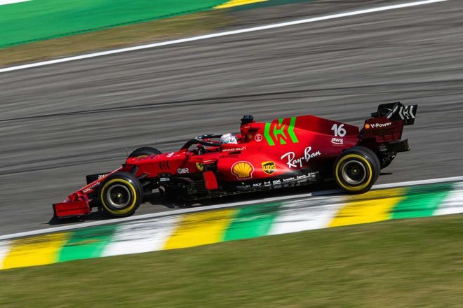 2021年F1第19戦ブラジルGP　シャルル・ルクレール（フェラーリ）