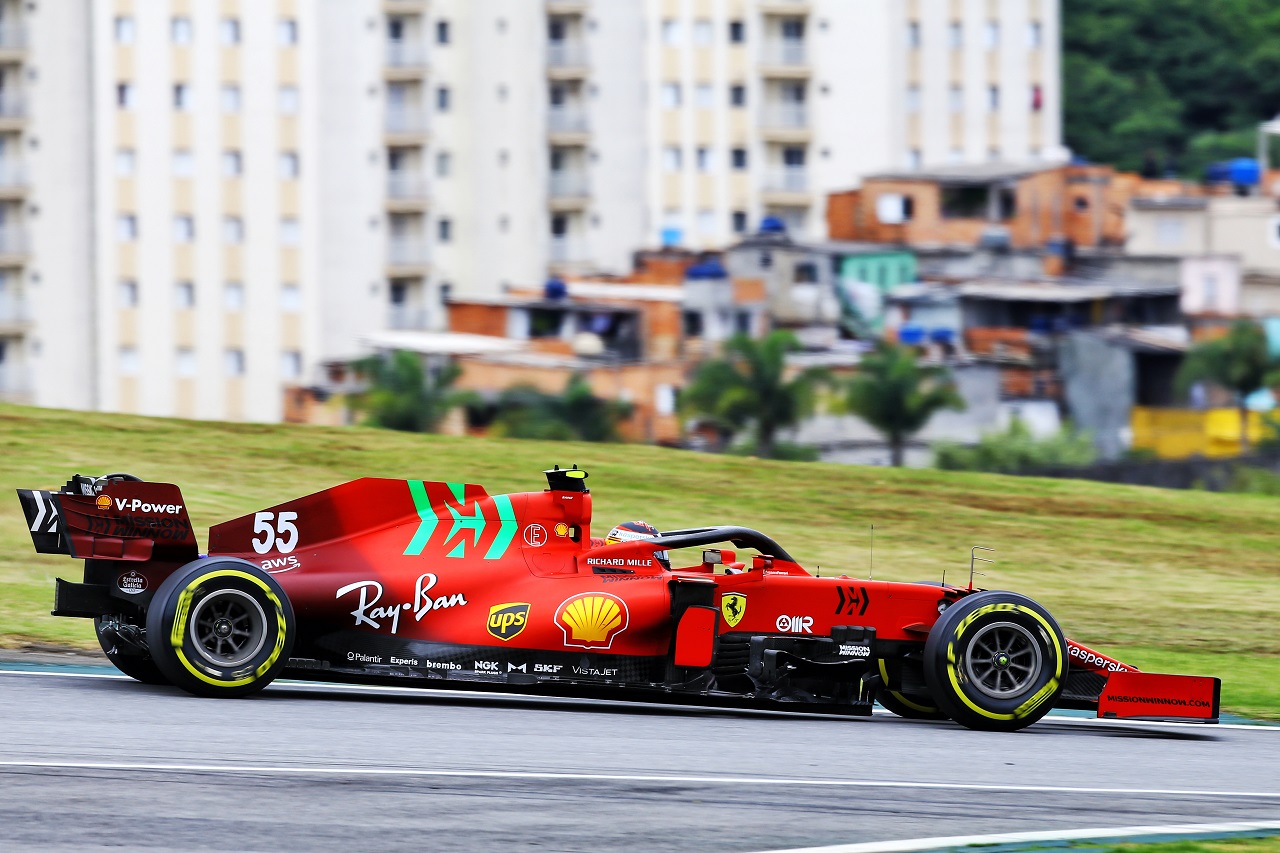 2021年F1第19戦ブラジルGP　カルロス・サインツJr.（フェラーリ）