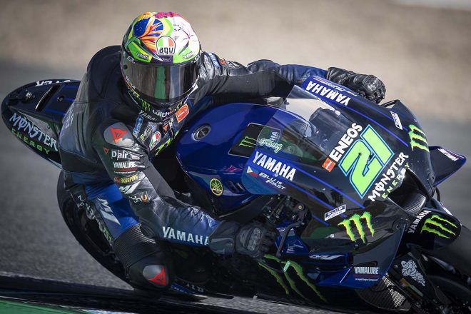フランコ・モルビデリ（モンスターエナジー・ヤマハMotoGP）／2022MotoGPヘレス公式テスト