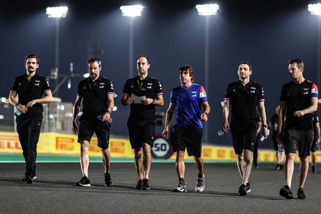 2021年F1第20戦カタールGP　フェルナンド・アロンソ（アルピーヌ）