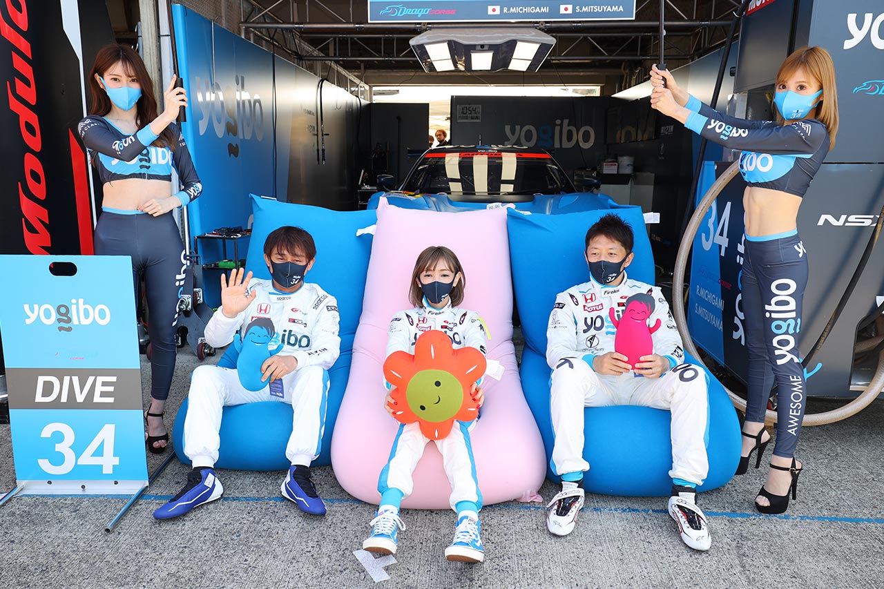 Yogibo Drago CORSEの道上龍、芳賀美里監督、密山祥吾