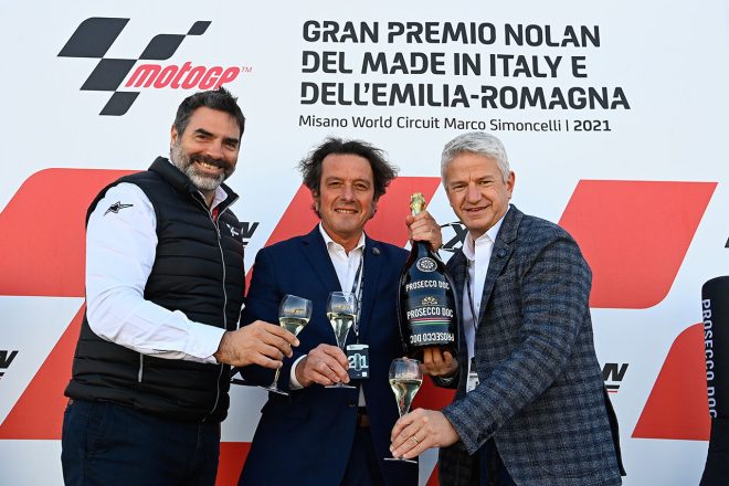 MotoGPにスパークリングワインを提供するコンソルツィオ・プロセッコ・DOC
