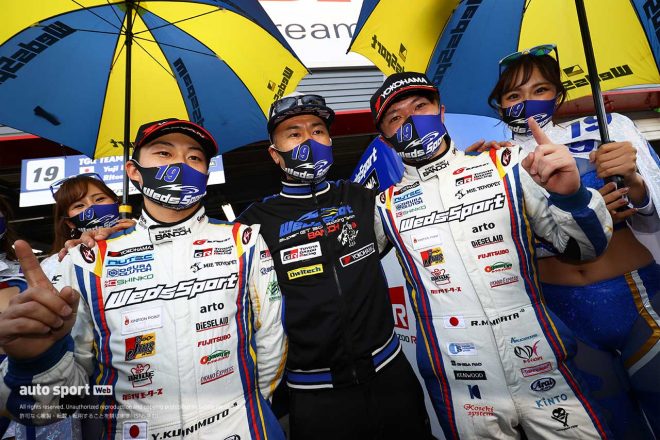 Q2では宮田莉朋が2周連続アタックを敢行し、シーズン2度目のポールポジションを獲得。ヨコハマタイヤのポテンシャルを証明した。