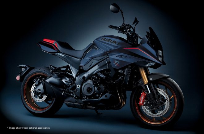 2022年モデルのスズキKATANA（メタリックマットステラブルー）
