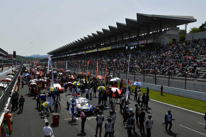 2021スーパーGT第2戦　決勝前のスターティンググリッド