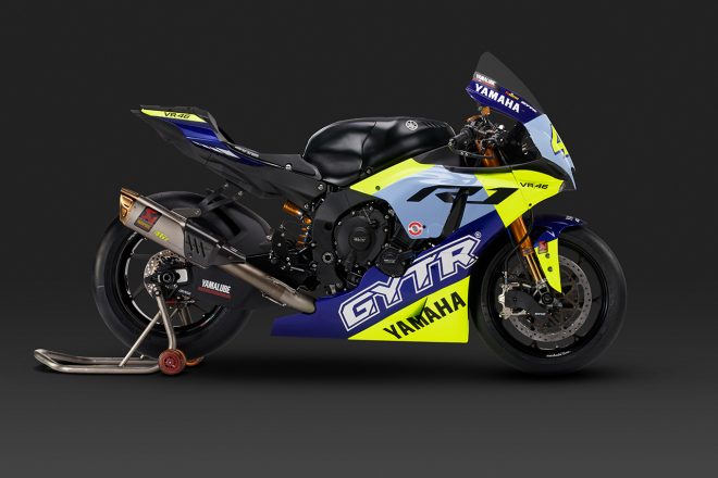 ヤマハがバレンティーノ・ロッシに贈った『R1 GYTR VR46 Tribute』／EICMA2021（ミラノショー）