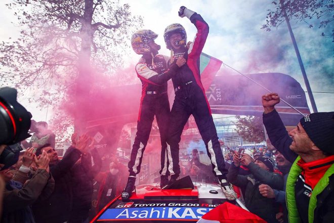 2021年WRC第12戦モンツァ　通算8度目の王者に輝いたセバスチャン・オジエ／ジュリアン・イングラシア（トヨタ・ヤリスWRC）
