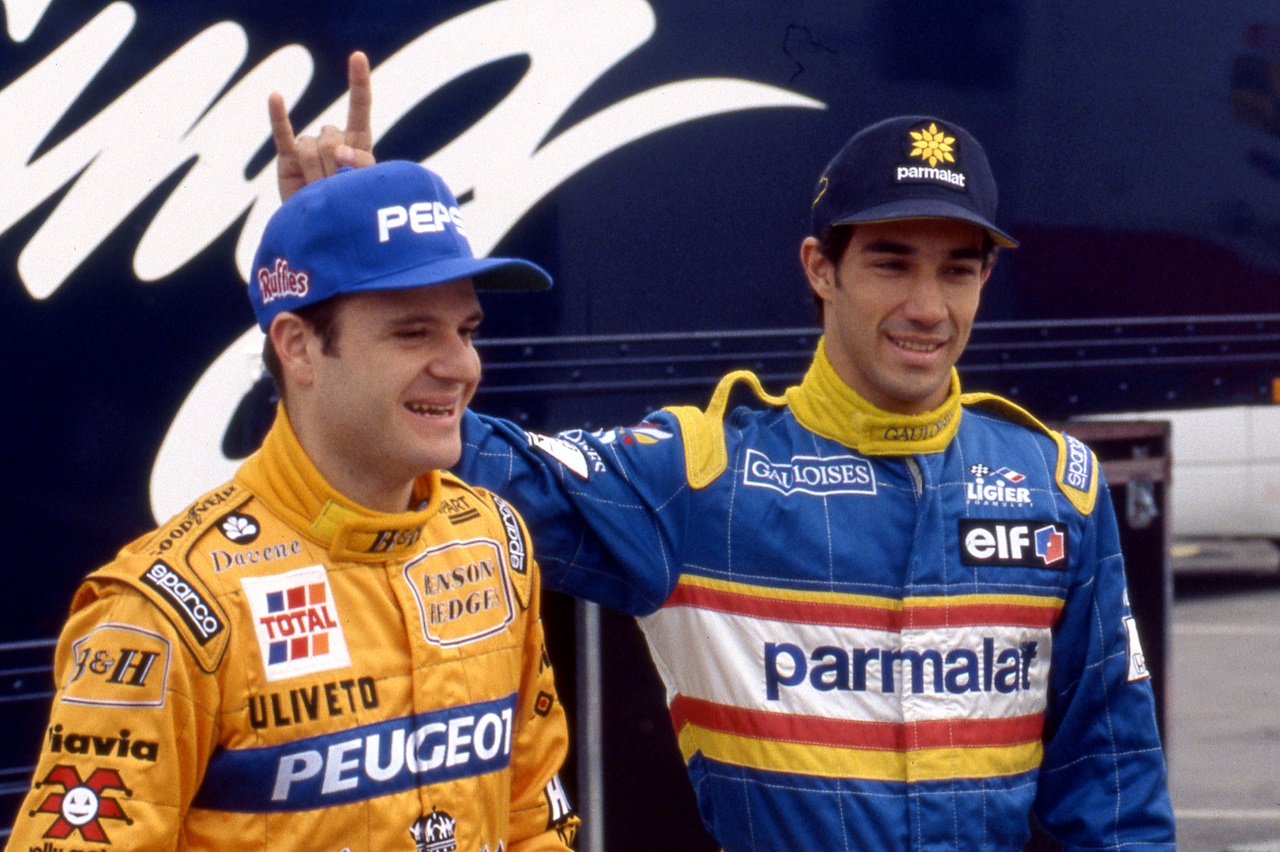 1996年スペインGP　ルーベンス・バリチェロとペドロ・ディニス