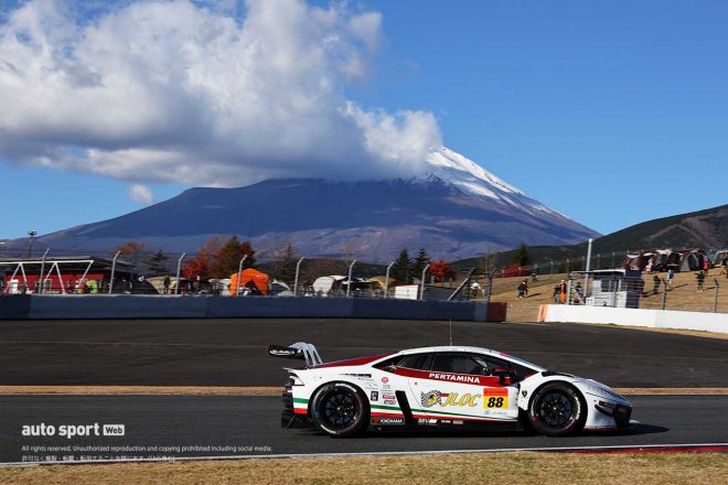 2021スーパーGT第8戦富士　JLOC ランボルギーニ GT3（小暮卓史／元嶋佑弥）