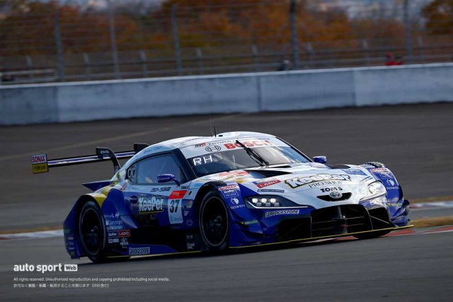 2021スーパーGT第8戦富士　予選3番手のKeePer TOM’S GR Supra（平川亮／サッシャ・フェネストラズ）