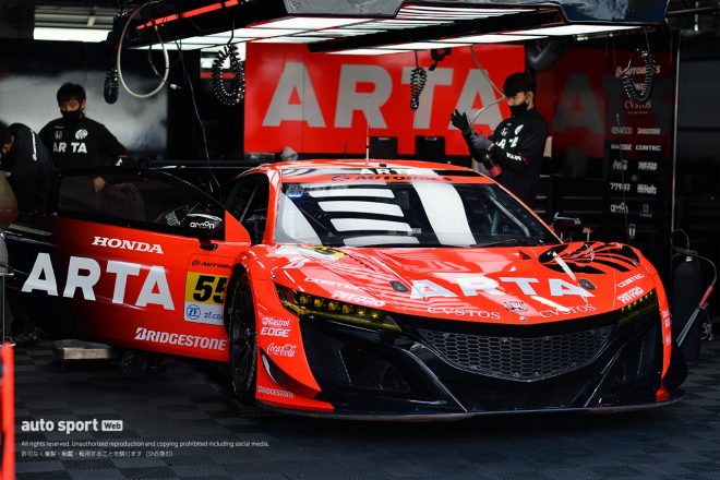 2021スーパーGT第8戦富士　ARTA NSX GT3（高木真一／佐藤蓮）