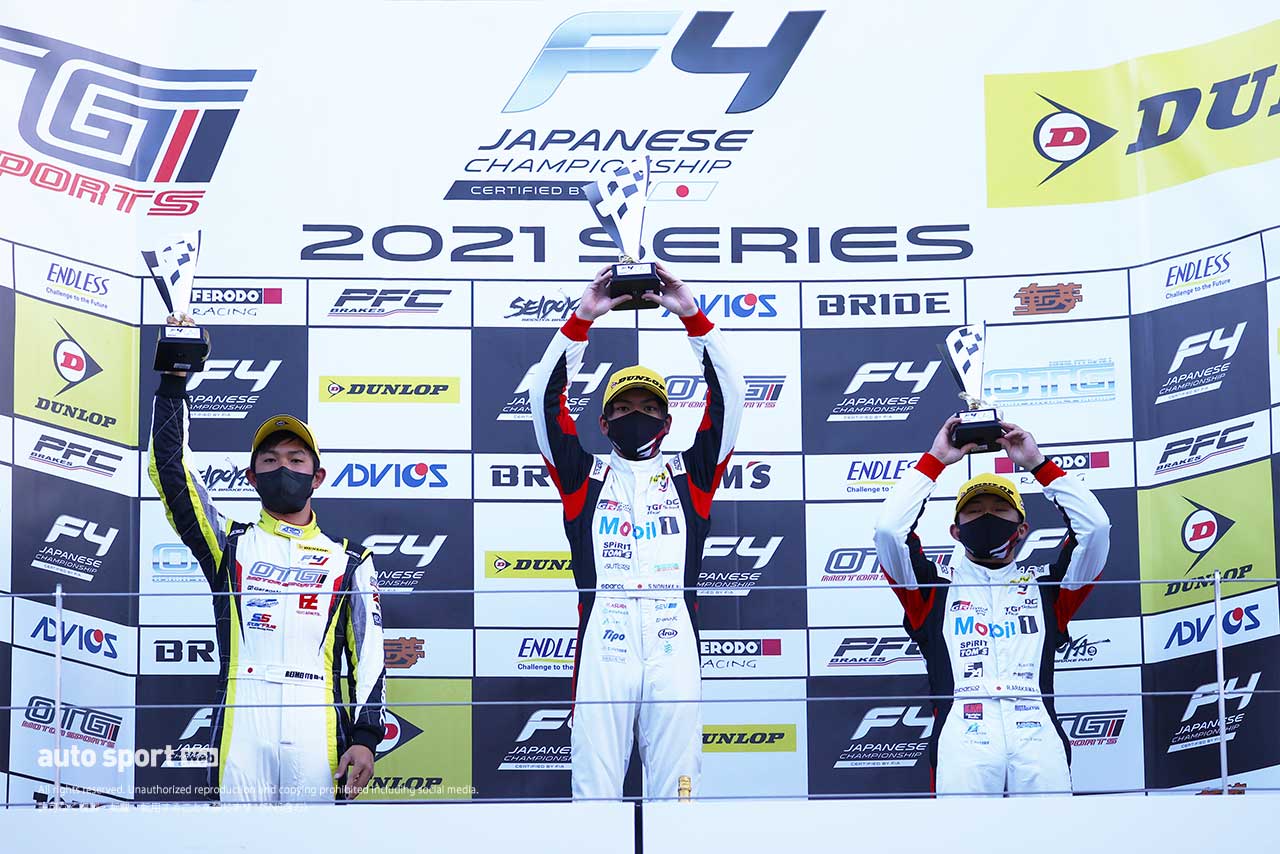 2021 FIA-F4 第13戦富士 表彰台