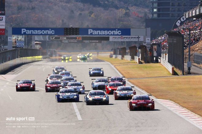 2021スーパーGT第8戦富士　GT500クラス スタートの様子