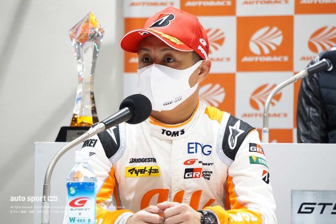 2021スーパーGT第8戦富士　関口雄飛（au TOM’S GR Supra）