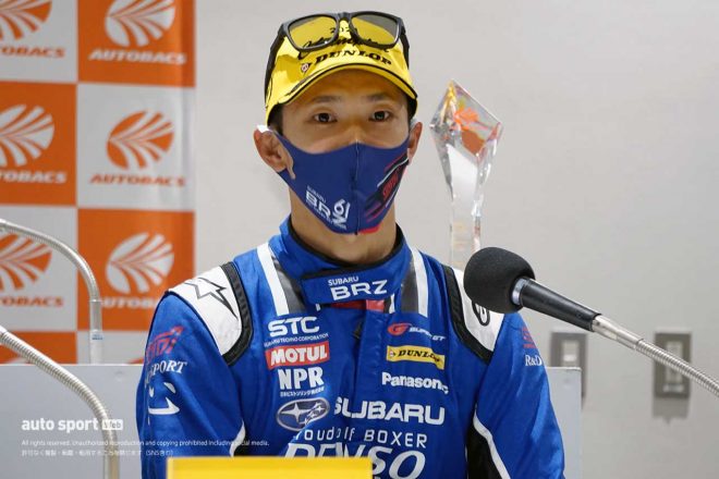 2021スーパーGT第8戦富士　山内英輝（SUBARU BRZ R&D SPORT）