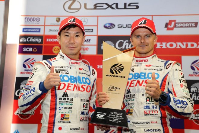 2018年には小林可夢偉とコンビを組みDENSO KOBELCO SARD LC500を駆り第4戦タイで優勝したヘイキ・コバライネン