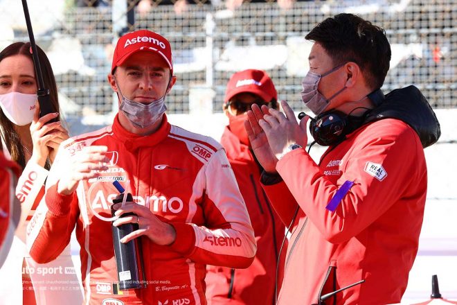 2021スーパーGT第8戦富士　ベルトラン・バゲット／金石勝智監督（Astemo NSX-GT）