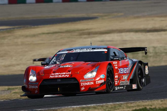 2008年にスーパーGTデビューウィン＆チャンピオンを飾ったXANAVI NISMO GT-R（本山哲／ブノワ・トレルイエ）