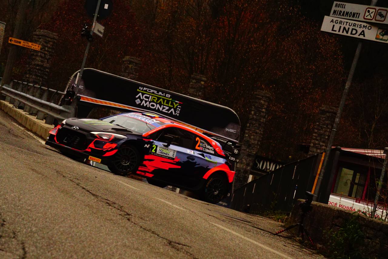 オリバー・ソルベルグ（ヒュンダイi20クーペWRC）　2021年WRC第12戦モンツァ
