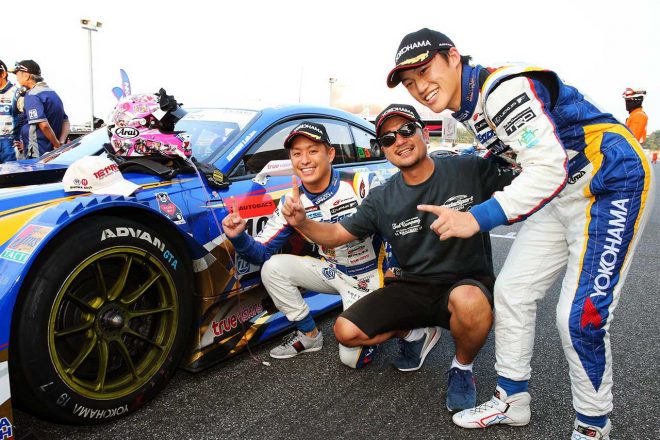2016年第7戦タイ、国本雄資とコンビを組みGT500初優勝を手にした関口雄飛（WedsSport ADVAN RC F）