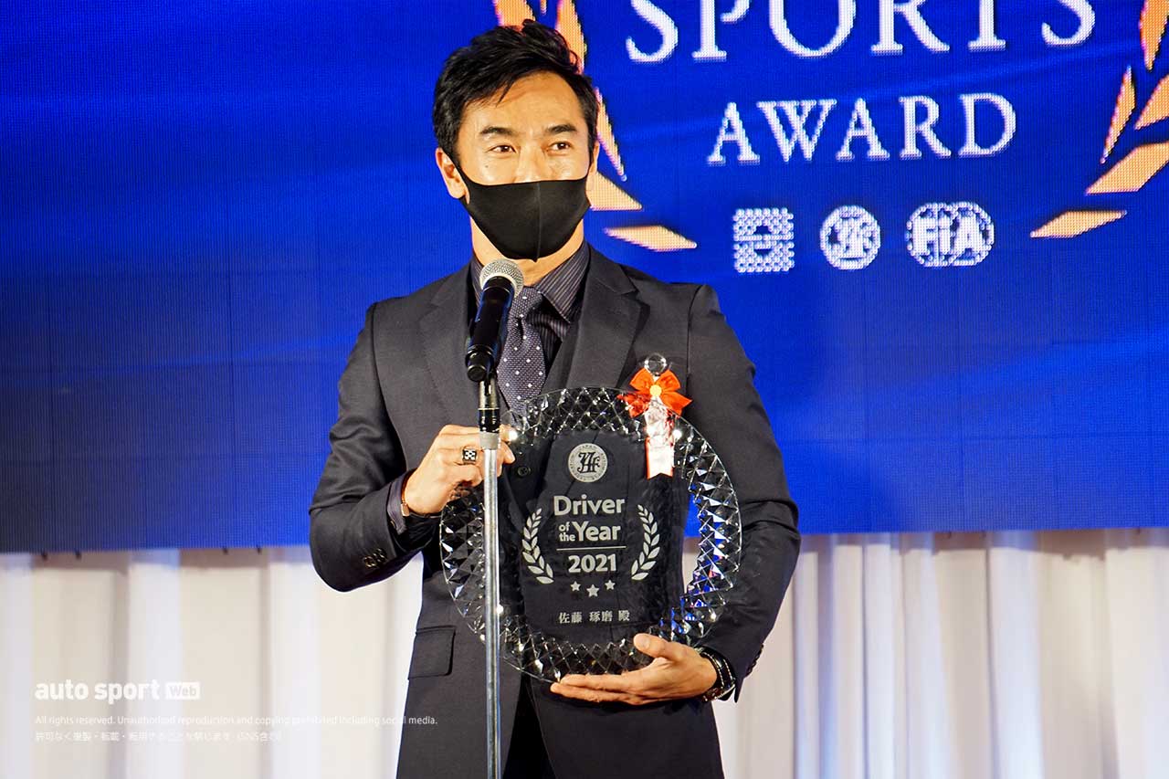 ドライバー・オブ・ザ・イヤーへの喜びを語る佐藤琢磨