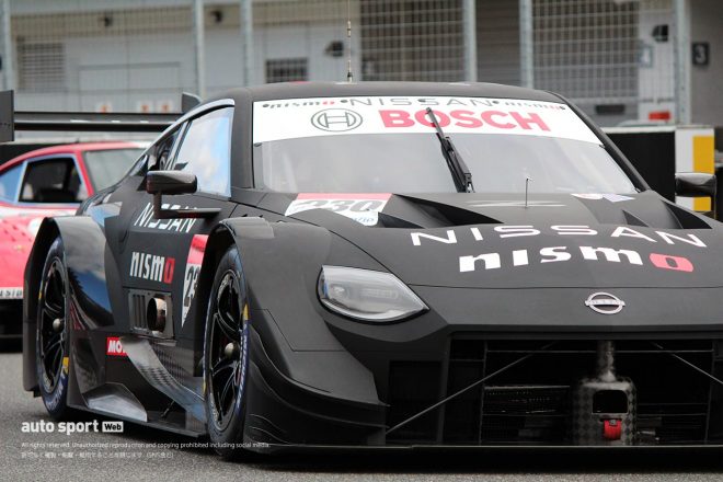 12月5日、富士スピードウェイで走行したニッサンZ GT500