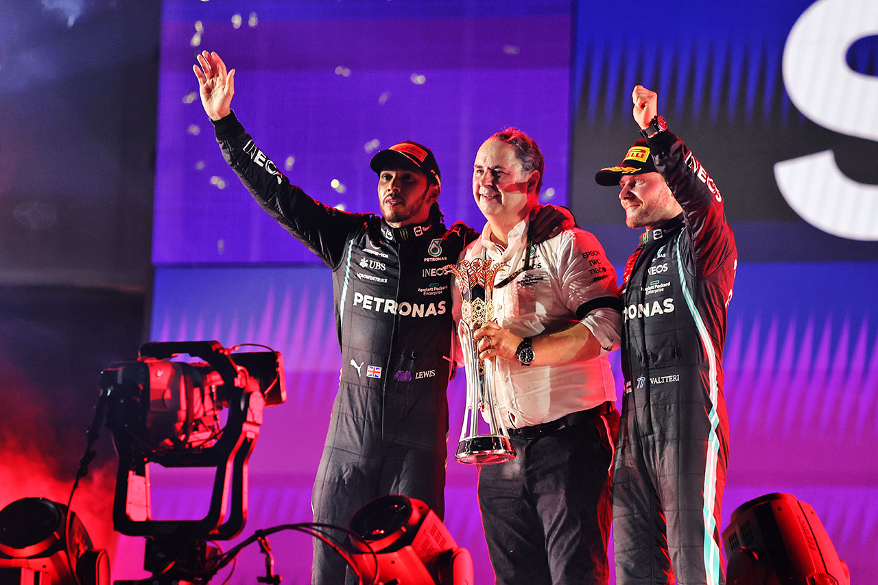 2021年F1第21戦サウジアラビアGP　表彰式