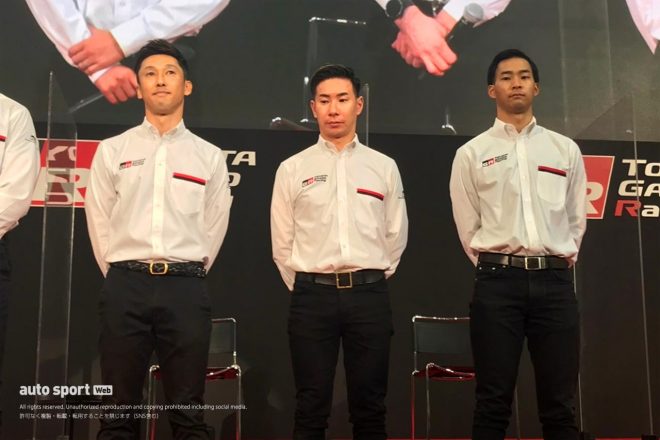 レーシングドライバーを退くことになった中嶋一貴、WECチーム代表にも就任した小林可夢偉、WEC参戦が決まった平川亮