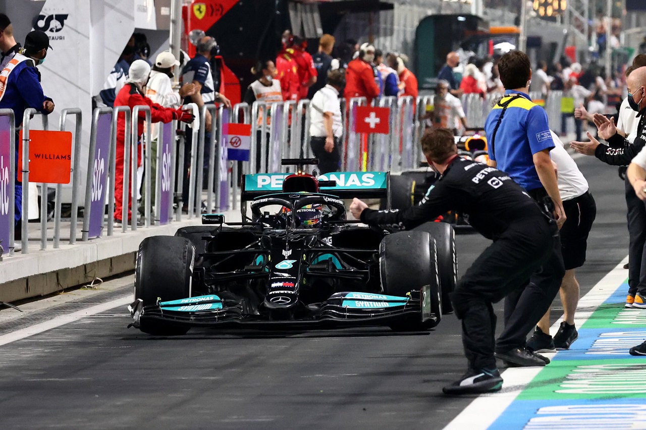 2021年F1第21戦サウジアラビアGP　ルイス・ハミルトン（メルセデス）が優勝