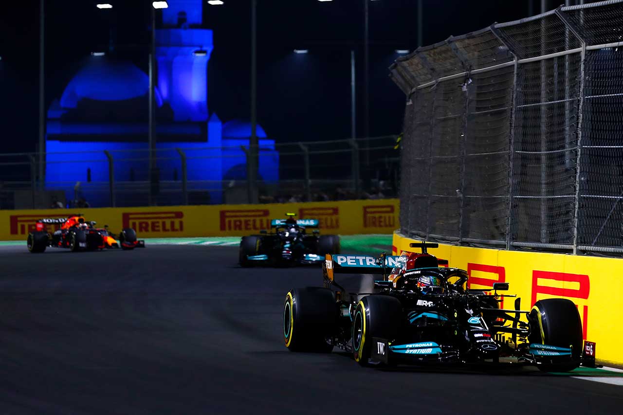 2021年F1第21戦サウジアラビアGP　ルイス・ハミルトン（メルセデス）