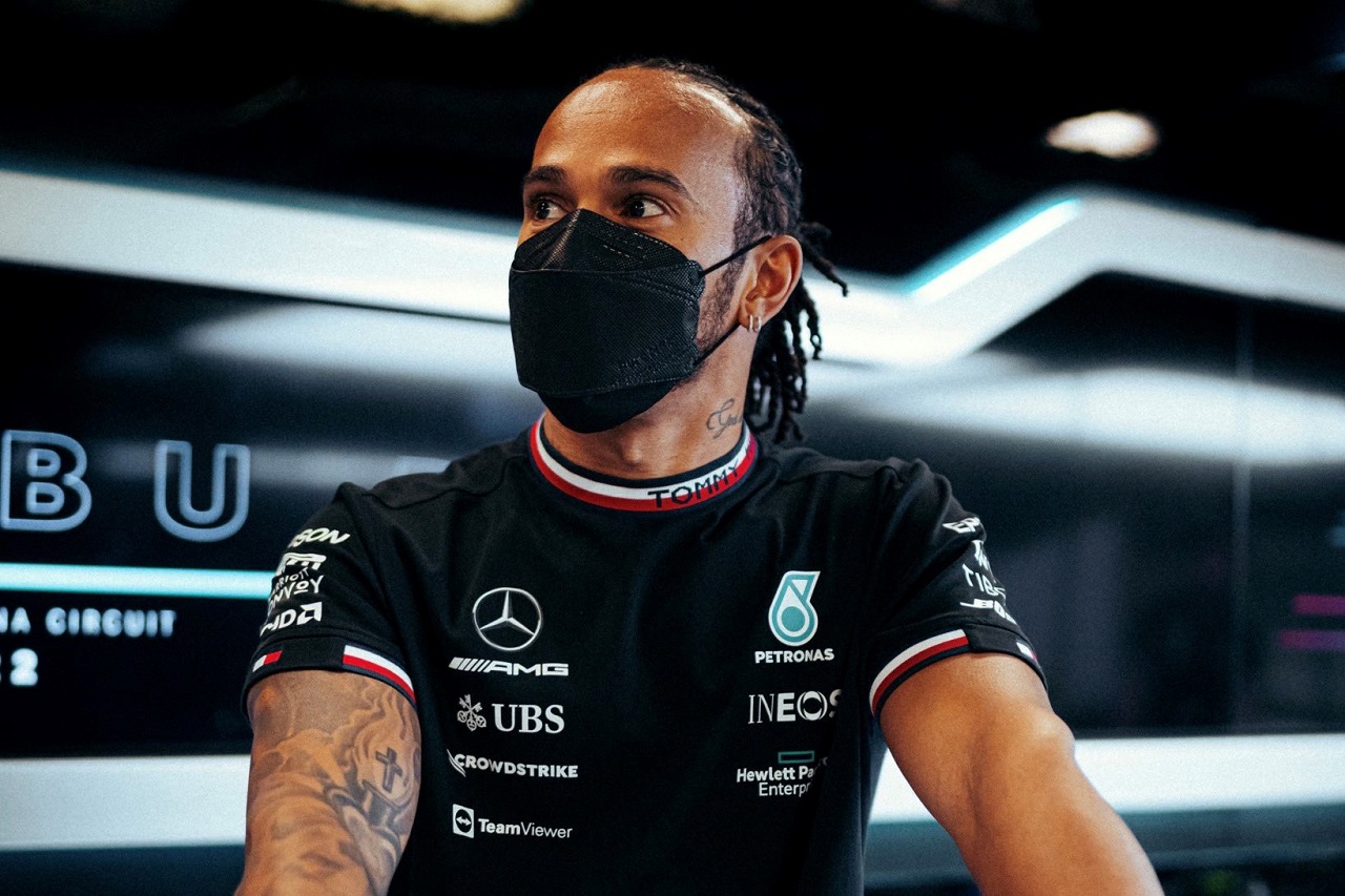 2021年F1第22戦アブダビGP　ルイス・ハミルトン（メルセデス）