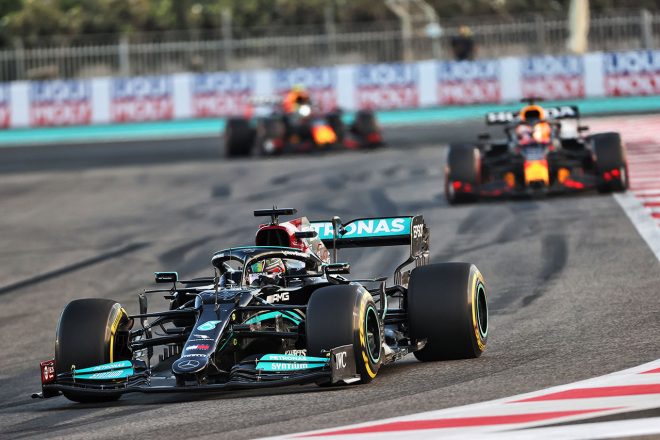 2021年F1第22戦アブダビGP　ルイス・ハミルトン（メルセデス）