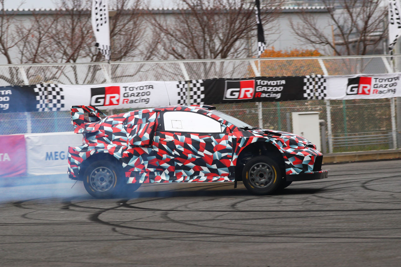 TOYOTA GAZOO Racing 2022体制発表でお披露目されたトヨタGRヤリス・ラリー1